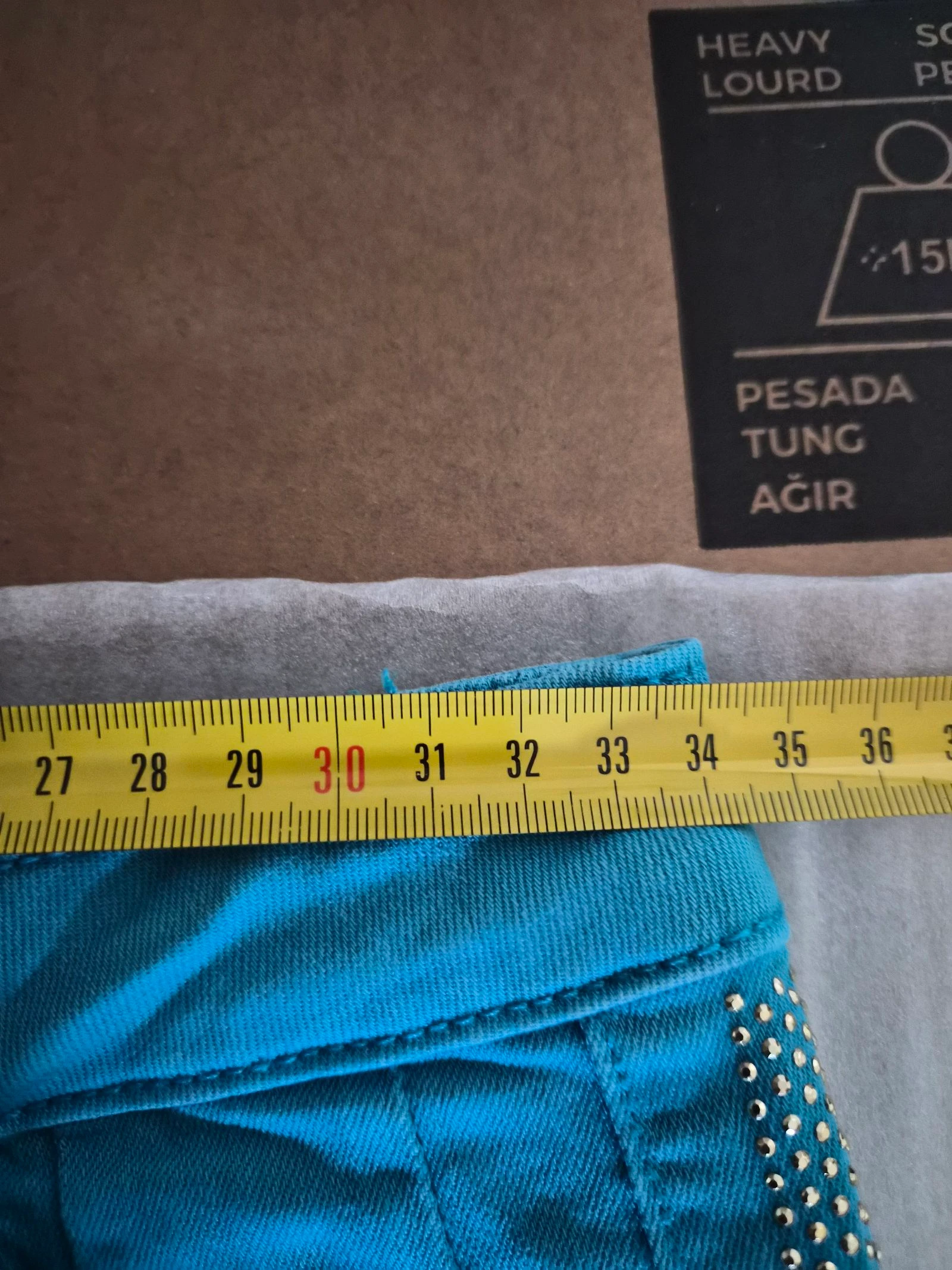 Short turquesa Morgan tamanho 34/XS – photo 12